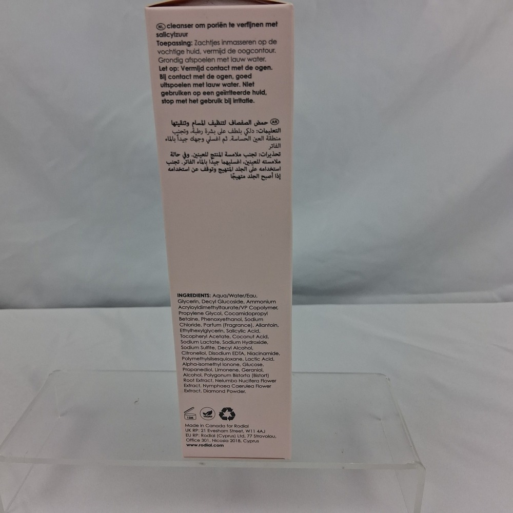 Rodial Salicylic Acid Pore Refining Cleanse 145ml 4.9oz Pink Diamond Niacinamide - Picture 6 of 8
